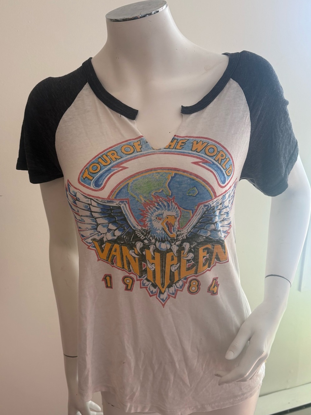 Women's Van Halen 1984 Tour Graphic Raglan Tee